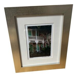 Framed Photographic Print Of A New Orleans Home, “Retreat”By Artist Tamy Coulter